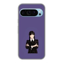 Чехлы Венсдей на Google Pixel 9 Уэнсдей (AlphaPrint) (Уэнздей в черном)