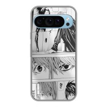Чехол с символикой Аниме для Google Pixel 9 (Коллаж Ягами)