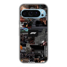 Чехол Формула1 на Google Pixel 9 – Коллаж Ф1