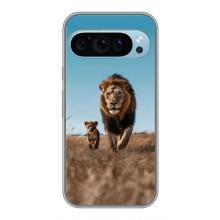 Чехол Король лев на Гугл Пиксель 9 (Мусафа и Симба)