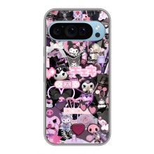 Чехол с кроликом Куроми на Google Pixel 9 (Коллаж Куроми)