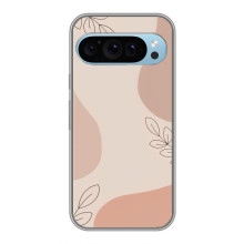 Чохол квітковий дизайн для Google Pixel 9 – Кориневий фон