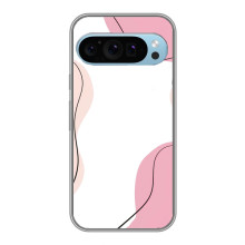 Чохол квітковий дизайн для Google Pixel 9 – Рожевий фон