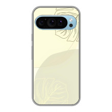 Чохол квітковий дизайн для Google Pixel 9 – Зелений фон