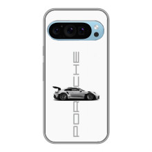 Чохол з авто Порше для Google Pixel 9 – білий порше