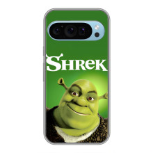 Чехол с мультфильмом Шрек на Google Pixel 9 – Шрек