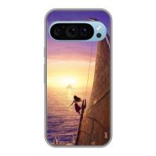 Чехол с мультфильмом Моана Google Pixel 9 (Моана в море)