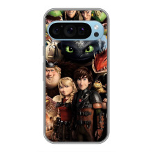 Чехол как приручить дракона на Google Pixel 9 – Персонажи дракона
