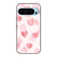 Чехол с розовым рисунком для Google Pixel 9
