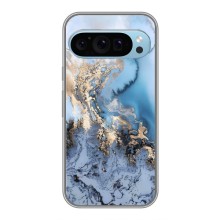 Мраморный чехол на Google Pixel 9 (VPrint) (Нежный мрамор)