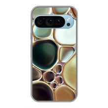 Мраморный чехол на Google Pixel 9 (VPrint) (Радужный Мрамор)