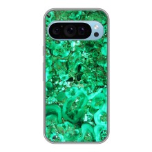 Мраморный чехол на Google Pixel 9 (VPrint) (Салатный Мрамор)