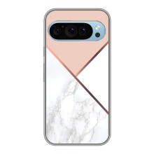 Мраморный чехол на Google Pixel 9 (VPrint) (Тройной мрамор)