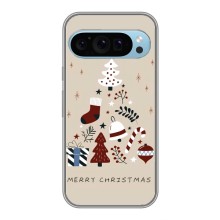 Рождественские Чехлы для Google Pixel 9 (VPrint) (Merry Christmas)