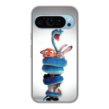 Силіконовий чохол з принтом Зоотрополіс для Google Pixel 9 – Змія Зоо