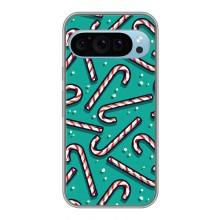 Силиконовый бампер на рождество для Google Pixel 9 – Леденцы