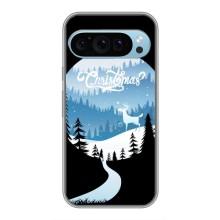 Силиконовый бампер на рождество для Google Pixel 9 – Рождественский Олень
