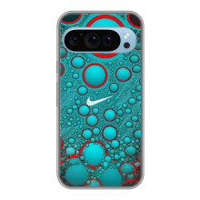 Силиконовый Чехол на Google Pixel 9 с картинкой Nike (Найк зеленый)