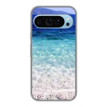 Силиконовый чехол с КАРТИНКАМИ лето для Google Pixel 9 (AlphaPrint) (Море)