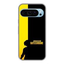 Чохол (TPU) з картинкою "Лого Пабг" на Гугл Піксель 9 – Battlegrounds