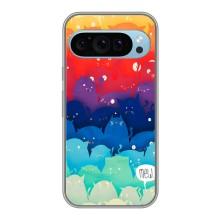 Силіконовий чохол з котиком для Google Pixel 9 (Mew)