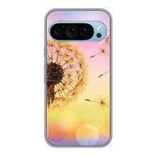 Силиконовый Чехол с одуванчиками на Google Pixel 9 – Цветок-одуванчик