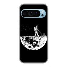 Силіконовый Чохол з принтом "Космонавти" на Google Pixel 9 – Космонавт