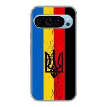 Украинские Чехлы для Google Pixel 9 с картинкой УПА (AlphaPrint) (Флаг УПА)