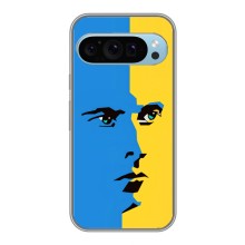 Украинские Чехлы для Google Pixel 9 с картинкой УПА (AlphaPrint) (Степан Бандера)