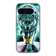 Защитные чехлы для Гугл Пиксель 9 (AlphaPrint) (ХИТ продаж) ВОЛК (Яркий волк)