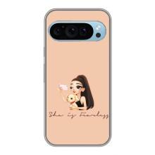 Силіконовый Чохол на Google Pixel 9 з картинкой Модных девушек – З собакою