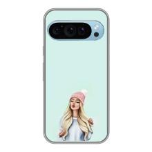 Силіконовый Чохол на Google Pixel 9 з картинкой Модных девушек – В шапці
