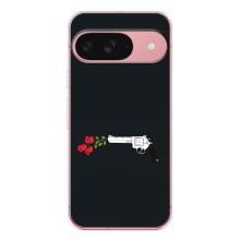 Чехлы (ART) Цветы на Google Pixel 9A (VPrint) (Неожиданные цветы)