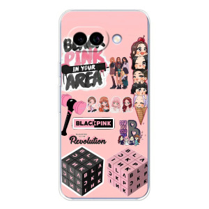 Чехлы с картинкой для Google Pixel 9A – BLACK PINK коллаж