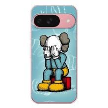 Чехлы для Google Pixel 9A - Bearbrick Louis Vuitton (PREMIUMPrint) (Плач Bearbrick)