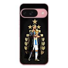 Чехлы для Google Pixel 9A (Leo чемпион) (AlphaPrint) (Месси Король)