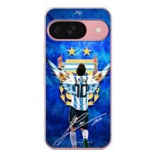 Чехлы для Google Pixel 9A (Leo чемпион) (AlphaPrint) (Месси сборная)