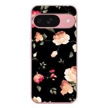 Чехлы с Цветами для Google Pixel 9A (VPrint) (Розочки)