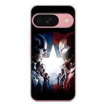 Чехлы с героями Марвел Google Pixel 9A (VPrint) (Марвел стайл)