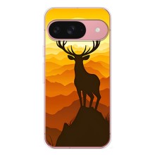 Чохли з зображенням різних тварин на Google Pixel 9A (Силует Оленя)
