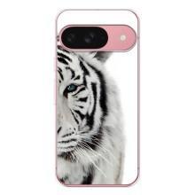 Чехлы с картинками животных Google Pixel 9A (Белый Тигр)