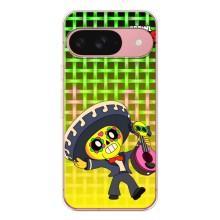 Чехлы Brawl Stars для Google Pixel 9A (AlphaPrint) (Поко в самбреро)