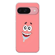 Чехлы с Патриком на Google Pixel 9A (Мордочка Патрика)