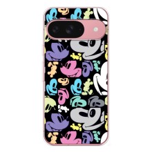 Чехлы с принтом Микки Маус на Google Pixel 9A (Цветной Микки Маус)