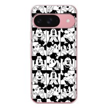Чехлы с принтом Микки Маус на Google Pixel 9A (Коллаж Микки Маус)