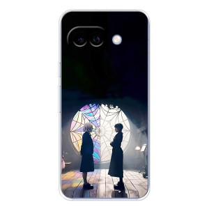 Чехлы с принтом Уэнсдей на Google Pixel 9A – Уэнсдей и Энди