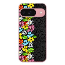 Чохол з Квітами для Google Pixel 9A (Яскраві квіти)