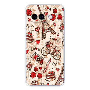 Чехол с Эйфелевой башней на Google Pixel 9A – Париж мечта