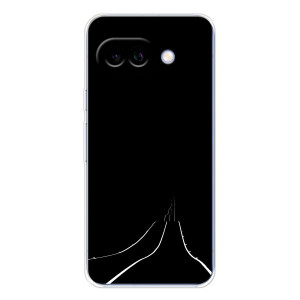 Чехол с картинками на черном фоне для Google Pixel 9A – Дорога