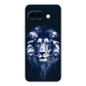 Чохол з картинкою на Google Pixel 9A – Лев – синій